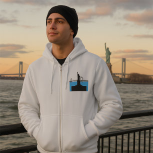 Camiseta Silhueta da Estátua da Liberdade Skyline de Nova Y