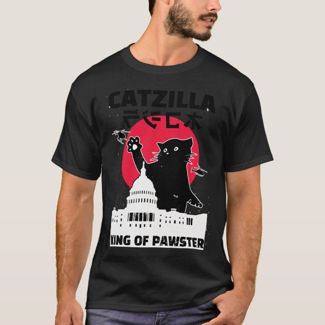 Camiseta Silhueta da floresta da raposa (Frente)