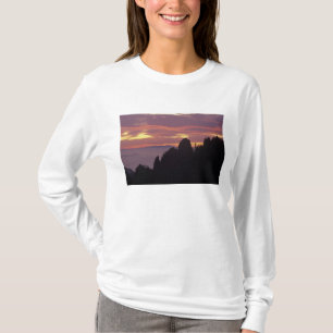 Camiseta Silhueta da Montanha Amarela (Mt. Huangshan) ao