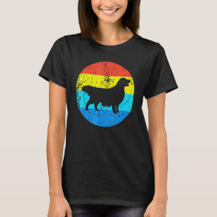 Camiseta Silhueta da Raça de Cachorro Golden Retriever Retr