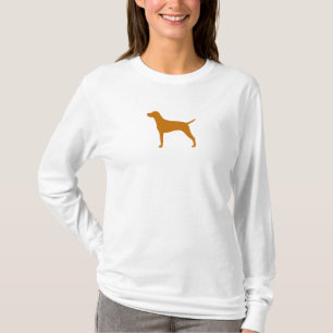 Camiseta Silhueta da raça do cão de Vizsla do Hungarian