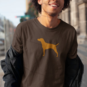 Camiseta Silhueta da raça do cão de Vizsla do Hungarian