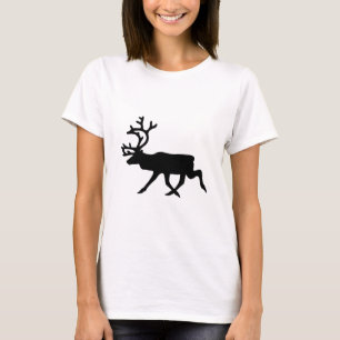 Camiseta Silhueta da rena