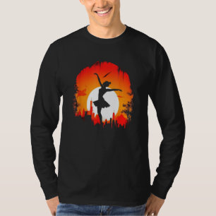 Camiseta Silhueta de Bailarina Dançarina de Ballet Mulheres