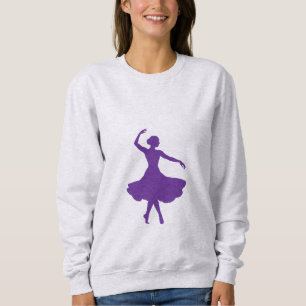 Camiseta Silhueta de Bailarina Elegante Dançarina de Ballet