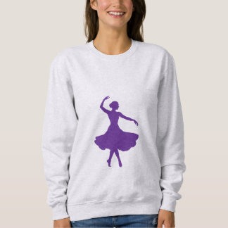 Camiseta Silhueta de Bailarina Elegante Dançarina de Ballet