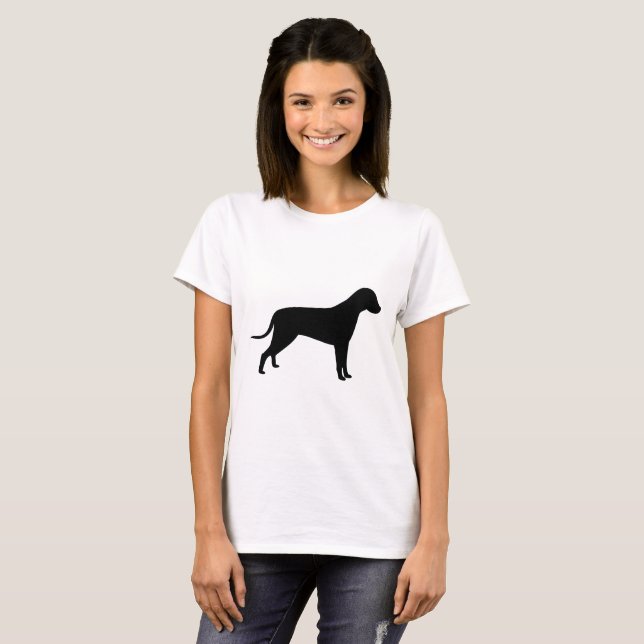 Camiseta Silhueta de Cachorro (Frente Completa)