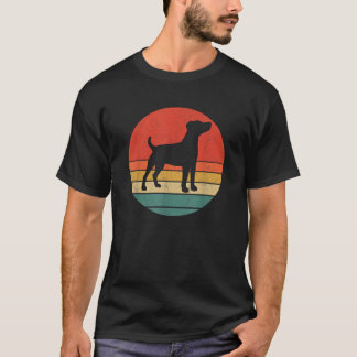 Camiseta Silhueta de Cachorro Vintage Patterdale Terrier Re