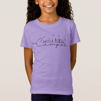 Camiseta Silhueta de Feliz Camper