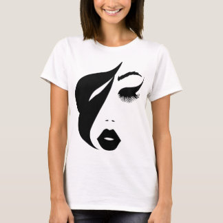 Camiseta silhueta de femme en vogue