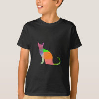 Silhueta de Gato Low Poly