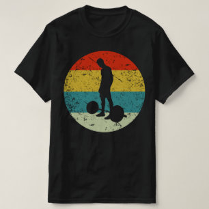 Camiseta silhueta de ginástica retrô Vintage 70