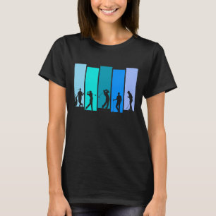 Camiseta Silhueta de Golfista