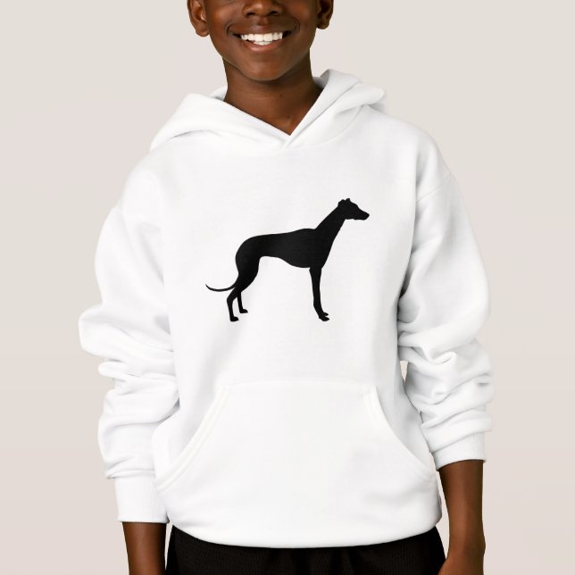 Camiseta Silhueta de Greyhound (Frente)