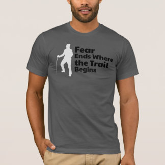 Camiseta Silhueta de Hiker Solitário - Teto testado por tri