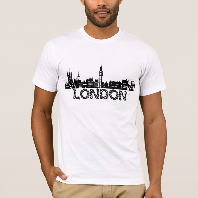 Camiseta Silhueta de Londres (Frente)