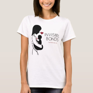 Camiseta "Silhueta de Mãe e Filho - Arte de Vinculação Eter