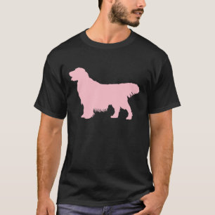 Camiseta Silhueta de Ouro Rosa