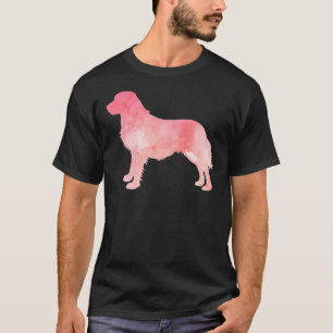 Camiseta Silhueta de Ouro rosa equipado com