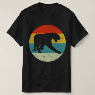 Camiseta silhueta de panther retro vintage 70s