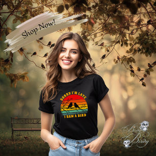 Camiseta Silhueta de pássaros - Círculo Retroativo Sunset D