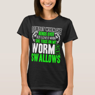 Camiseta Silhueta de Pescador