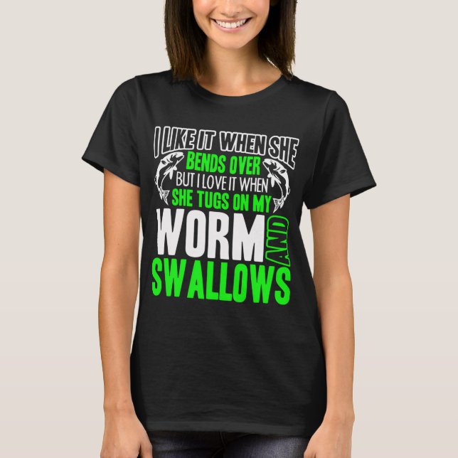 Camiseta Silhueta de Pescador (Frente)