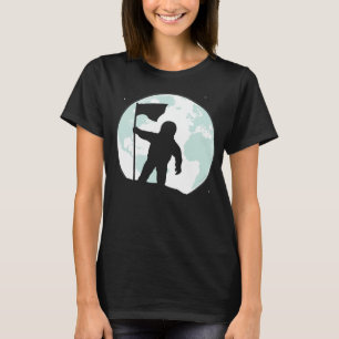 Camiseta Silhueta do astronauta