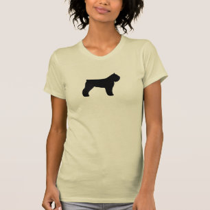 Camiseta Silhueta do Bouvier des Flandres