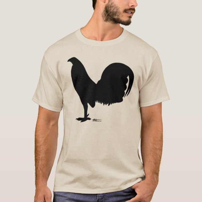 Camiseta Silhueta do galo do Gamecock (Frente)