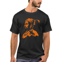 Camiseta Silhueta do Guerreiro Shivaji Maharaj