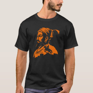 Camiseta Silhueta do Guerreiro Shivaji Maharaj