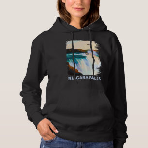 Camiseta Silhueta do horizonte de Niagara Falls Canadá EUA