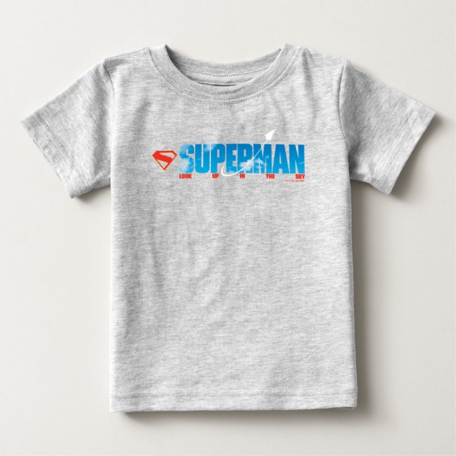 Camiseta Silhueta do Superman Voador (Frente)