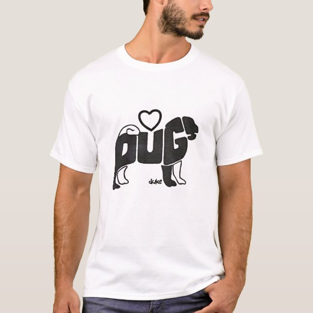 CAMISETA SILHUETA DOS PUGS (Frente)