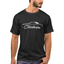 Camiseta Silhueta Fantasma Preto 1970 Challenger