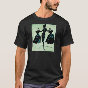 Camiseta Silhueta Fashionista Retro