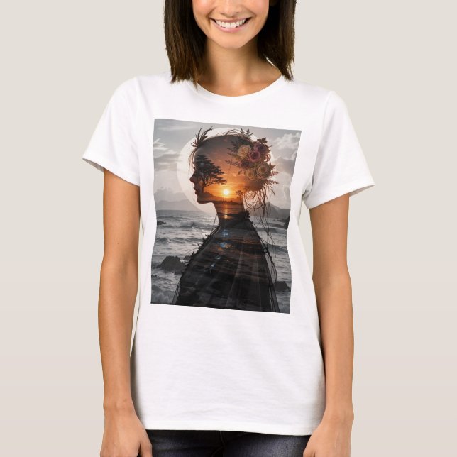 Camiseta Silhueta Feminina (Frente)