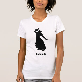 Camiseta Silhueta Flamenca