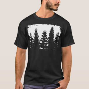 Camiseta Silhueta florestal 11