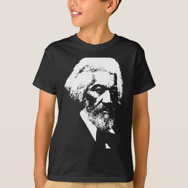Camiseta Silhueta Frederick Dougl Mês da História  (Frente)