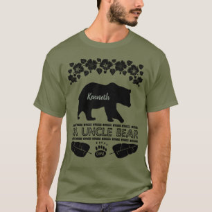 Camiseta Silhueta personalizável do tio Bear do Havaí