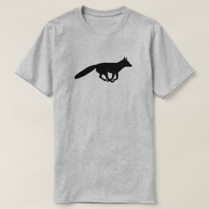 Camiseta Silhueta Raposa em Execução