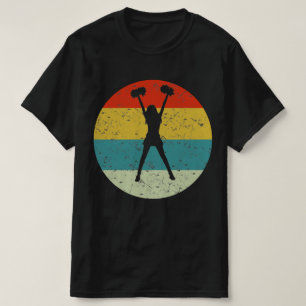 Camiseta silhueta retrô animador de madeira 70 anos