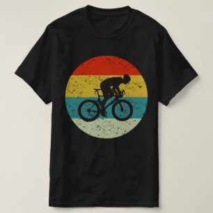 Camiseta silhueta retrógrada ciclista 70 anos