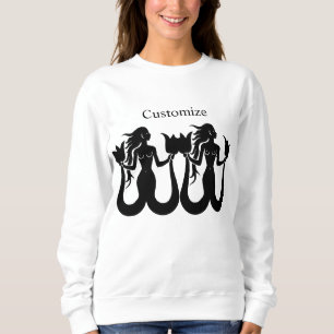 Camiseta Silhueta Sereia de Duas Caudas Thunder_Cove