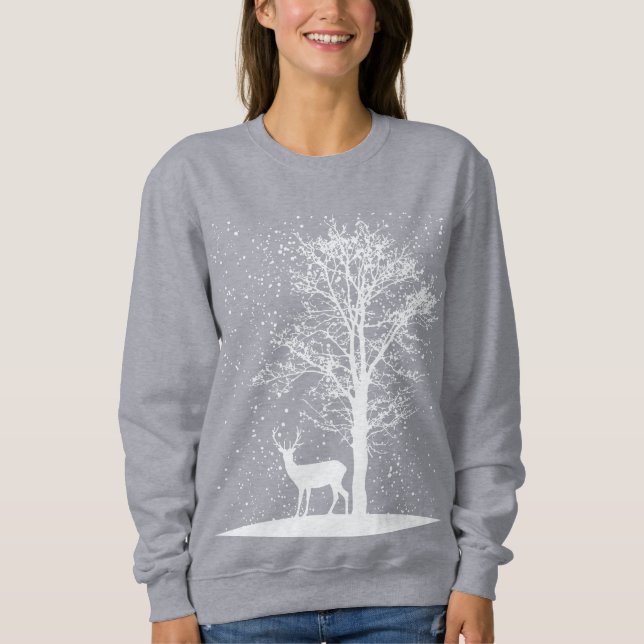 Camiseta Silhueta Serena de Inverno (Frente)