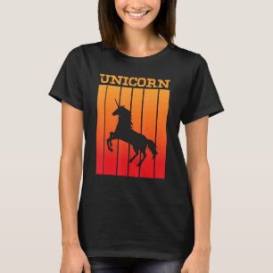 Camiseta Silhueta Sombra Unicorn No Sunset