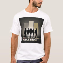 Camiseta silhueta Soul Music