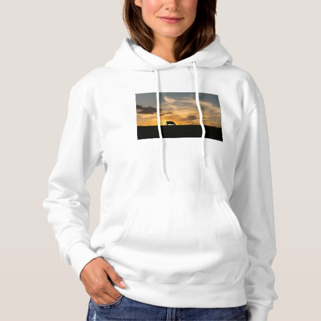Camiseta Silhueta Sunset de Bovinos (Frente)